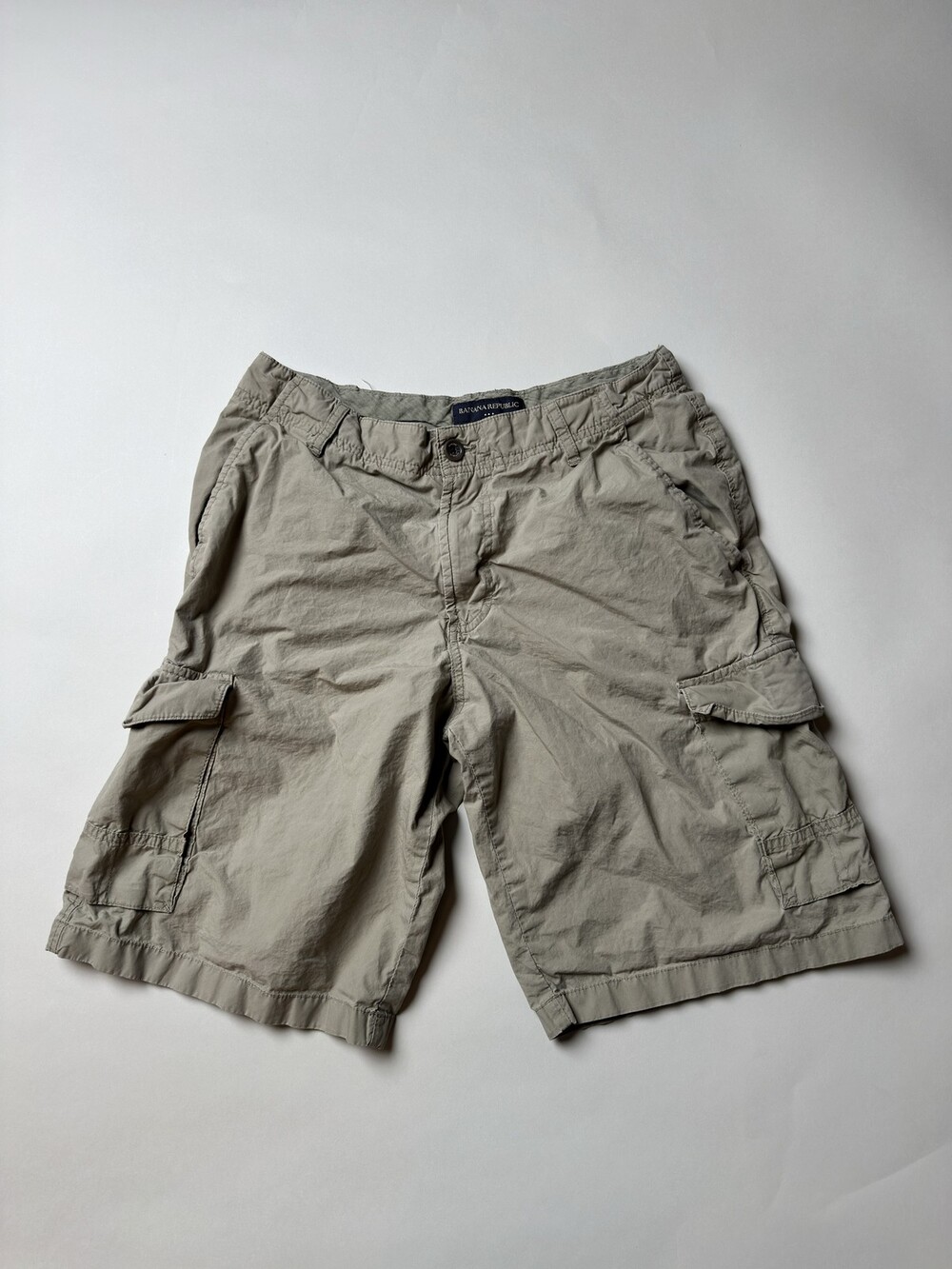 Banana Republic Cargo Shorts Mens Large Utility Pockets Outdoor Hiking Casual Sh